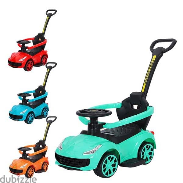 3-in-1 Kids Sport Push Car Ride On 1