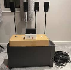 Bose Acoustimass 15 series iii like new,plus standing speaker stands .