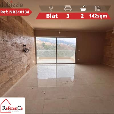 Apartment for sale with view in Blat شقة للبيع مطلة في بلاط