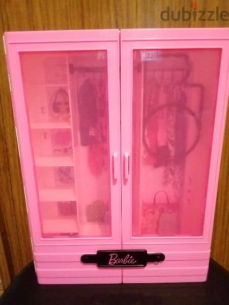 BARBIE CLOSET GBK11 Mattel 32×25Cm 2018 Great Toy+4 Clothes Hangers=35 0