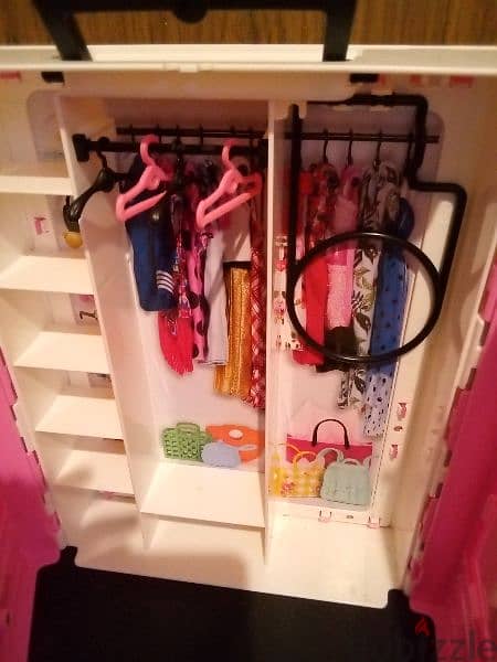 BARBIE CLOSET GBK11 Mattel 32×25Cm 2018 Great Toy+4 Clothes Hangers=35 6