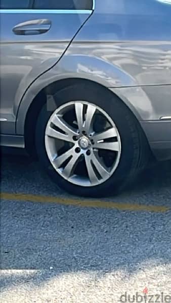 mercedes rims 17 with tyres 8