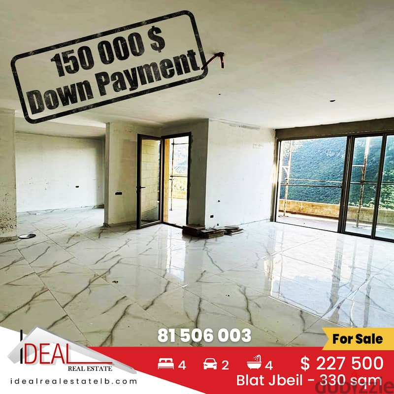 Duplex for sale in Jbeil Blat 330 SQM REF#JH17381 0