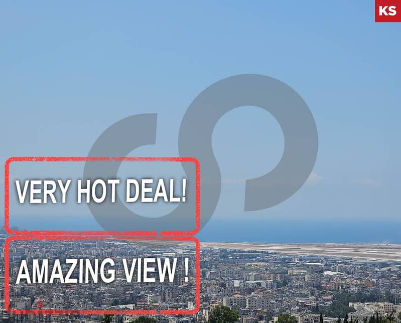 unobstructed view apartment in baabda/بعبدا REF#KS111380 0