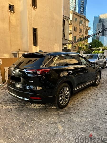 Mazda CX-9 Grand Touring 2019 black on black (company source) 3