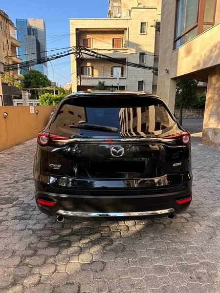 Mazda CX-9 Grand Touring 2019 black on black (company source) 5