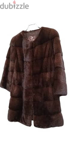 Beautiful mink fur semi-coat