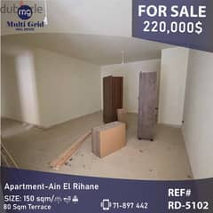 RD-5102/ Apartment for Sale in Ain El Rihaneh, شقة للبيع في عين ريحانة 0