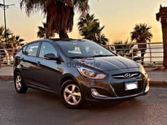 Hyundai Accent 2013 type 2 مصدر و صيانة لشركه لليوم مالك واحد full/opt 0