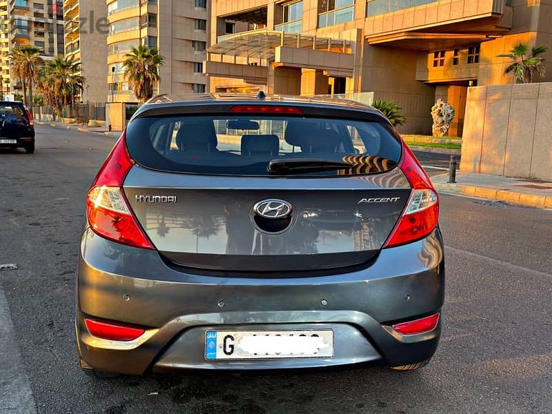 Hyundai Accent 2013 type 2 مصدر و صيانة لشركه لليوم مالك واحد full/opt 3