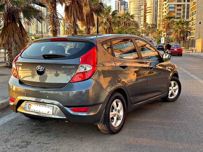 Hyundai Accent 2013 type 2 مصدر و صيانة لشركه لليوم مالك واحد full/opt 4