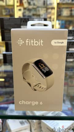 Fitbit Charge 6 silver case porcelain band original & new offer