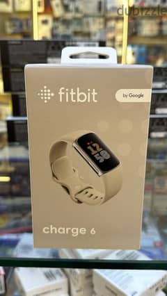 Fitbit Charge 6 silver case porcelain band 0