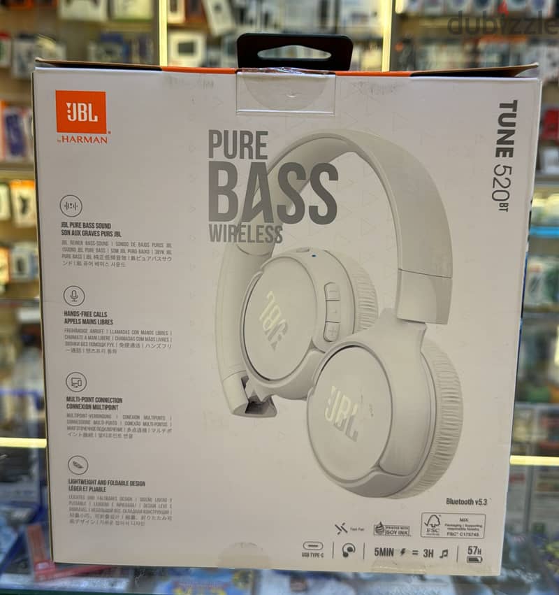 Jbl tune 520bt white original & best offer 1