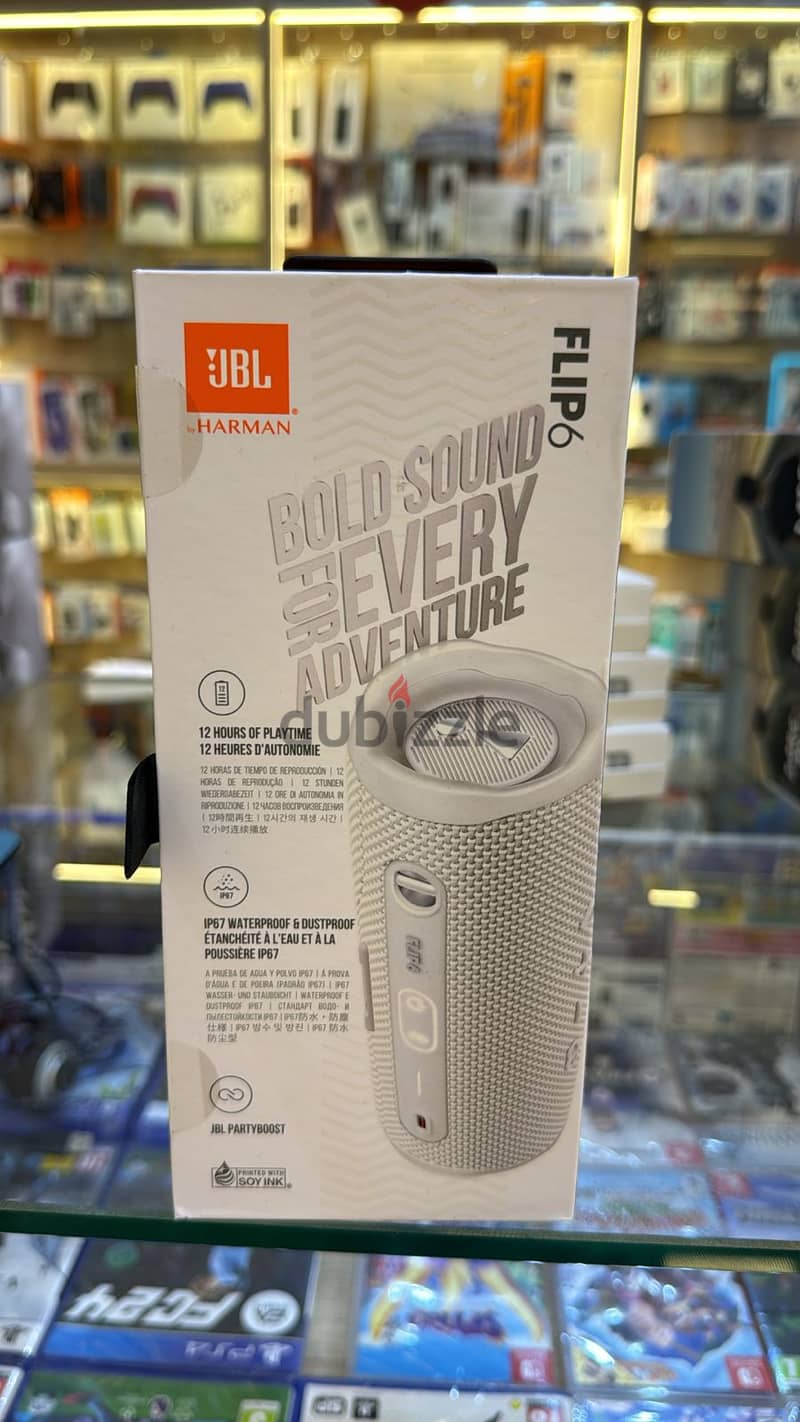 Jbl flip 6 White exclusive & original price 1