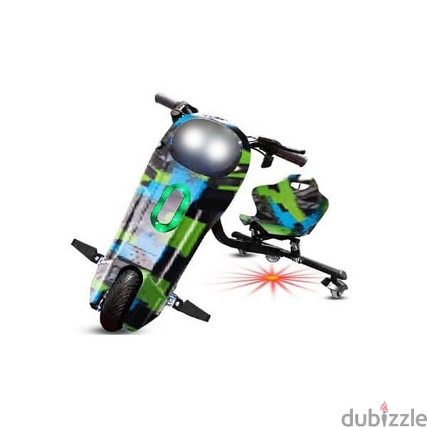 Adjustable Drift Scooter 250W 8" Wheels 3