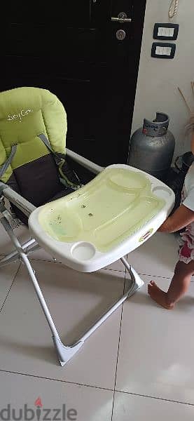 high chair + pouset + park bebe 3