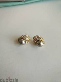 Strass pearl earrings - Not Negotiable 0