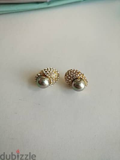 Strass pearl earrings - Not Negotiable