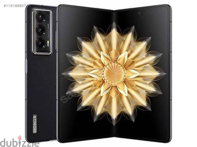 Honor Magic V2 slimmest Foldable phone black 2