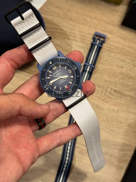 Swatch blancpain blue 1