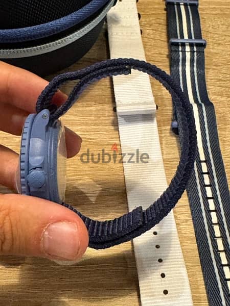 Swatch blancpain blue 3