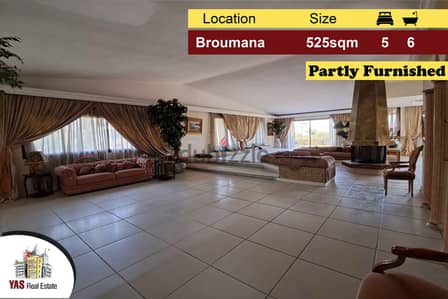 Broumana 525m2 | 140m2 Terrace/Garden | Partly Furnished | View | AMK