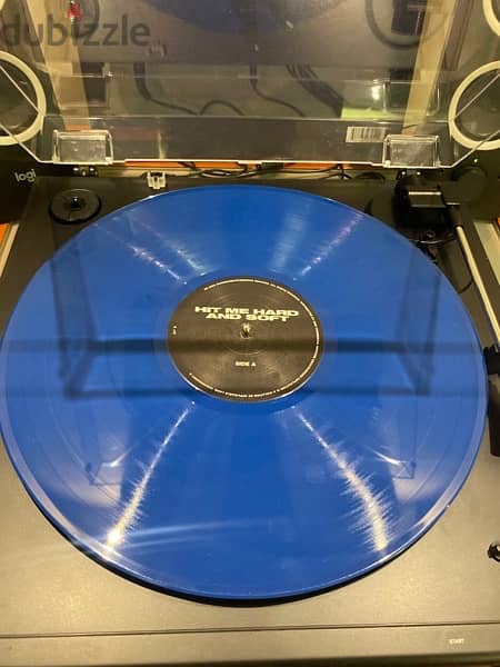 Hit me Hard and Soft Vinyl (blue variant) 3