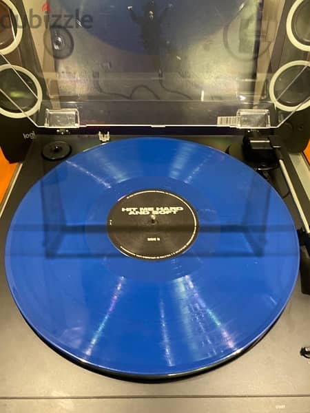 Hit me Hard and Soft Vinyl (blue variant) 3