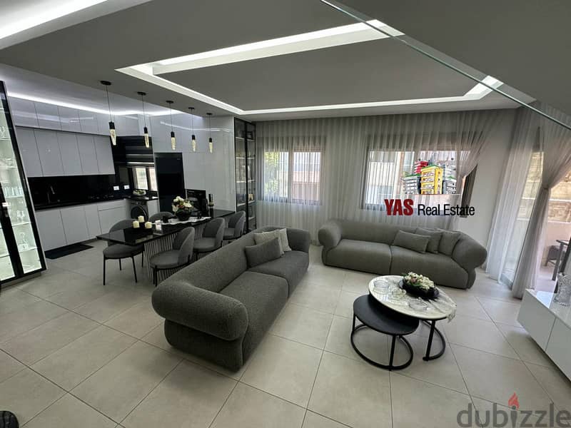 Dbayeh 200m2 | Furnished Duplex | Luxurious | Partial View | MJ | 13