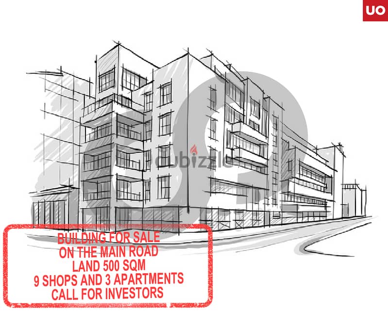 9 Shops and 3 Apartments -Zahle/زحله REF#UO113079 0