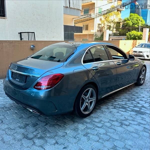 Mercedes C 300 AMG-line 4matic 2017 gray (clean carfax-58k miles) 3