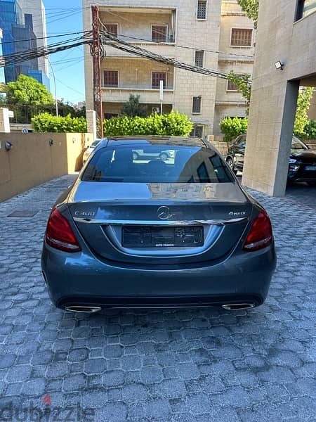 Mercedes C 300 AMG-line 4matic 2017 gray (clean carfax-58k miles) 5