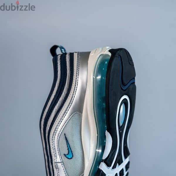 Nike Air Max 97 OG Metallic Silver Chlorine Blue (Size 45). 1