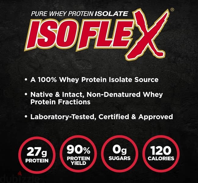 All max Iso flex whey protein 5lb only used 3 scoops 2