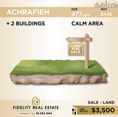 Land for sale in Achrafieh EA38 رض للبيع في الأشرفية