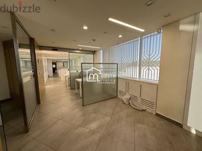 320 Sqm - Furnished Office for Rent In Hazmieh 3