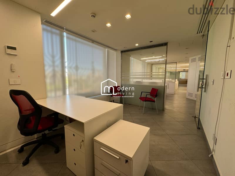 320 Sqm - Furnished Office for Rent In Hazmieh 9