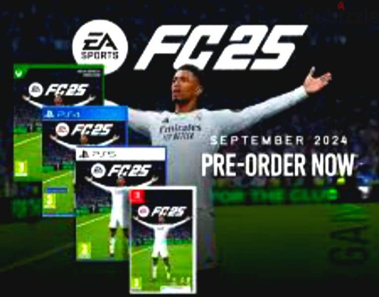 available fc 25 ps4/ps5 0