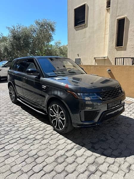 Range Rover Sport HSE V6 2019 dark gray on black (clean carfax) 2