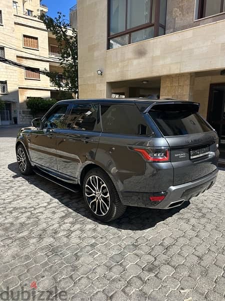 Range Rover Sport HSE V6 2019 dark gray on black (clean carfax) 4