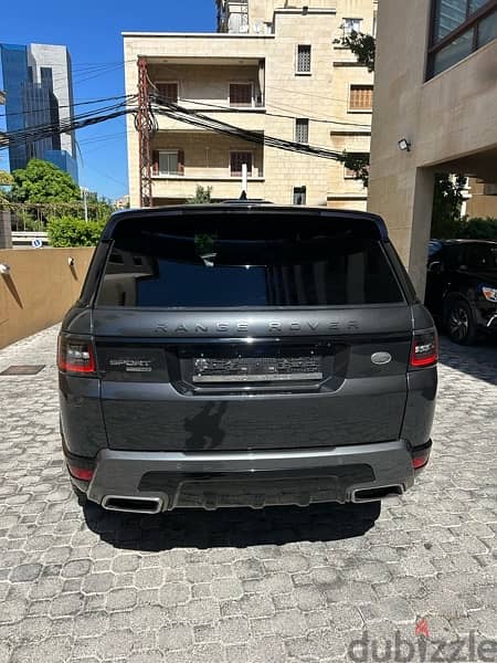 Range Rover Sport HSE V6 2019 dark gray on black (clean carfax) 5