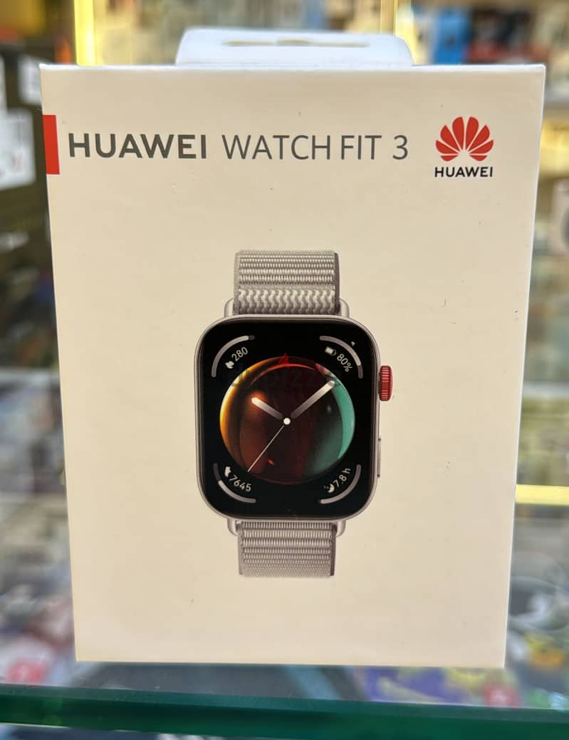 Huawei Watch Fit 3 Grey-Grey Nylon Strap exclusive & new offer 0