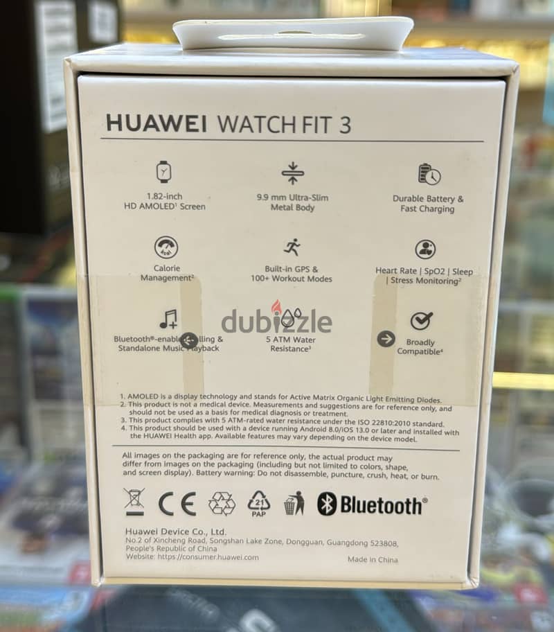 Huawei Watch Fit 3 Grey-Grey Nylon Strap exclusive & new offer 1