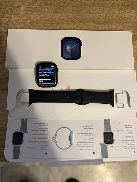 Apple watch series 9 45mm black used 3 week no scratch 1