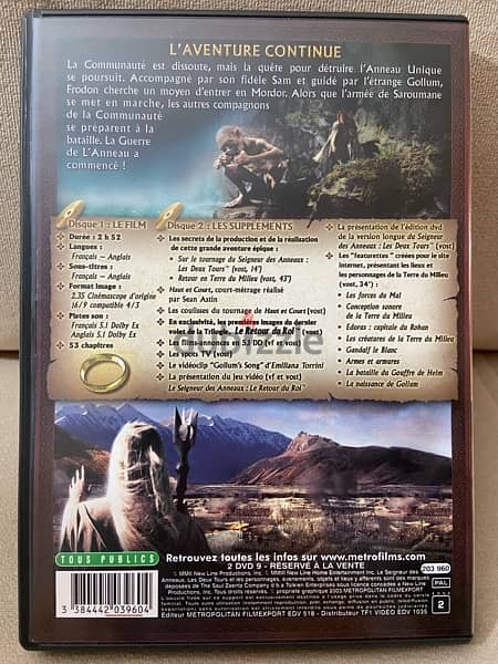 DVD The Lord of the Rings 6