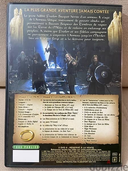 DVD The Lord of the Rings 4