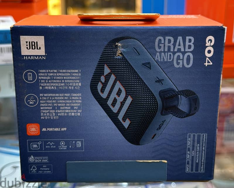 Jbl go 4 blue original & new price 1