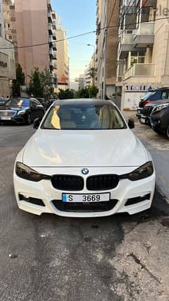 BMW 3-Series 328 2012 with special number