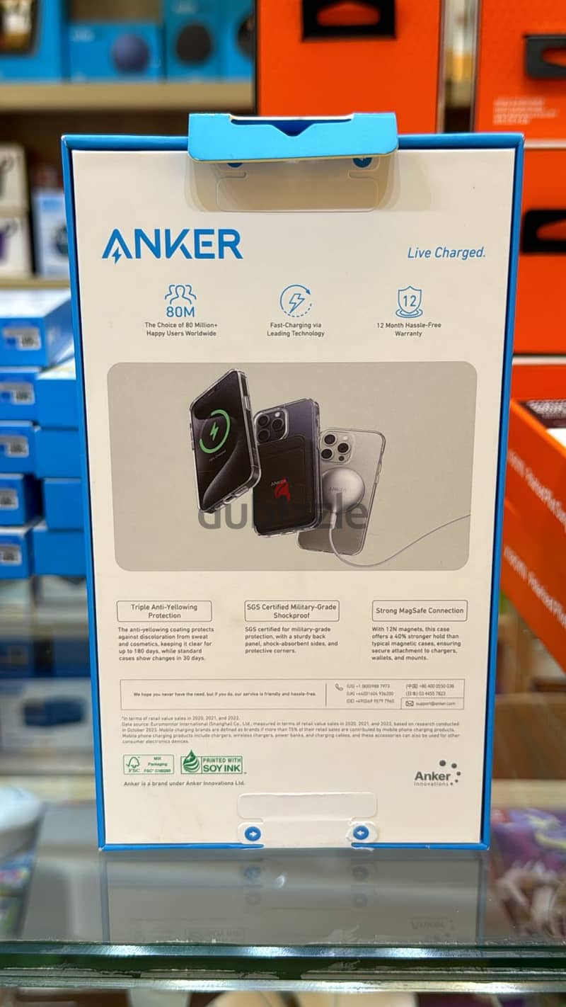 Anker MagGo Magnetic Clear Case 16 pro max 1